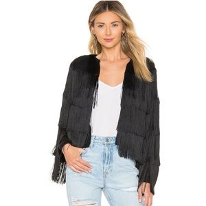 Revolve Majorelle Dustin Fringe Sweater Jacket